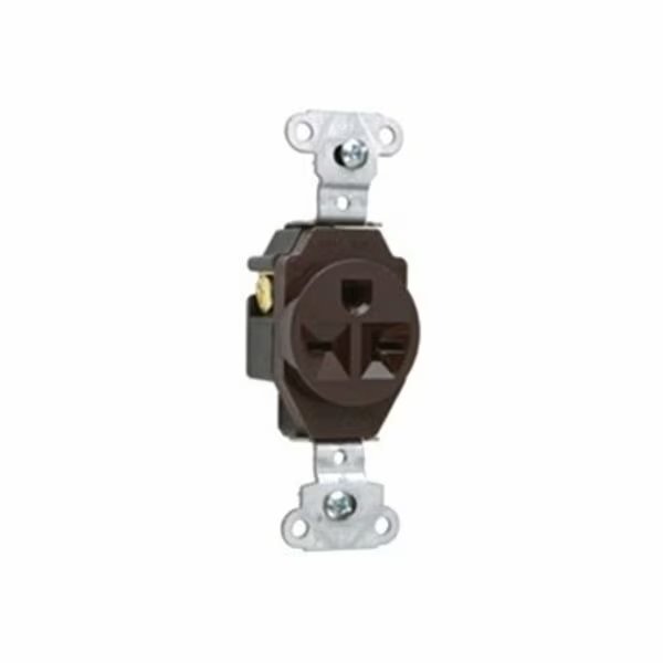 20A Brn Hd Sgl Outlet, Pass & Seymour, Mfr#: 5851CC8